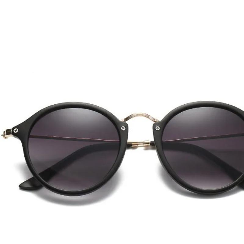 Новые круглые солнцезащитные очки, женские ретро-тренды, прозрачные индивидуальные женские брендовые дизайнерские солнцезащитные очки UV400