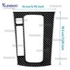 Для Vauxhall Opel Astra H MK5 2004 2005 2006 2007 2008 2009 2010 Наклейка из настоящего мягкого углеродного волокна LHD RHD Панель переключения передач автомобиля
