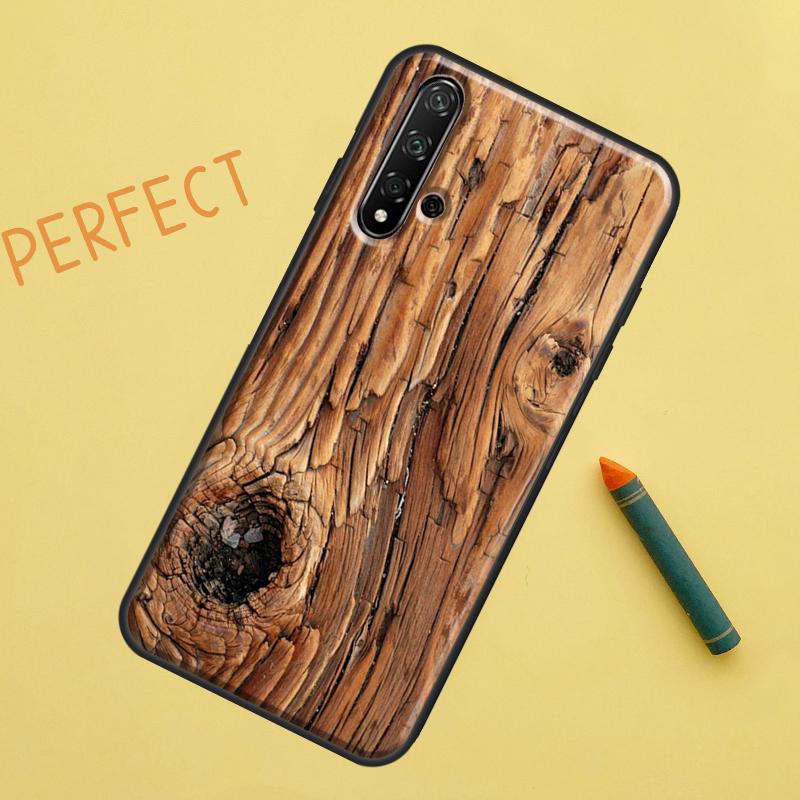 Текстура дуба для чехла Huawei Nova 5T 9 10 SE 7i 8i 11i 12i Y60 Y61 Y70 Y72 Y73 Y90 Y91 P20 P30 P40 Lite
