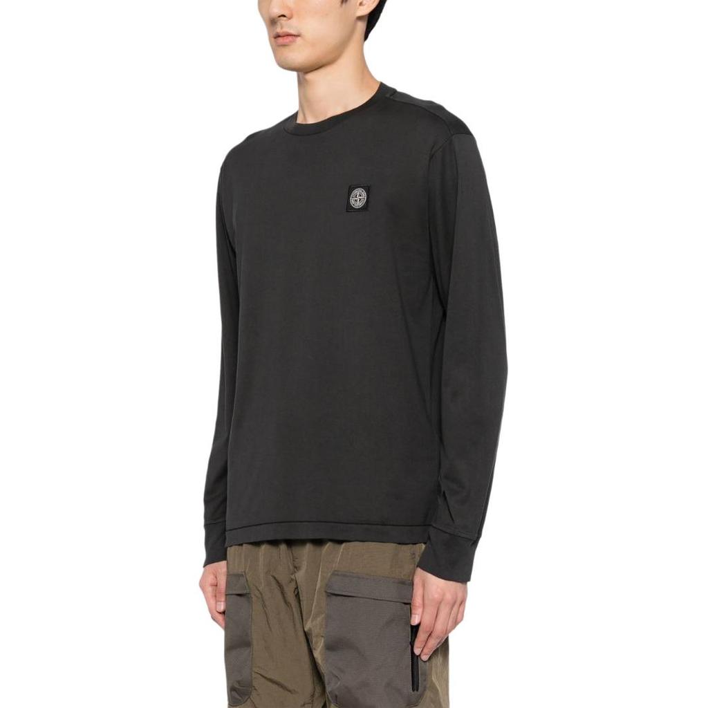 STONE ISLAND Худи хлопковое с аппликацией-компасом 811522713-A0029