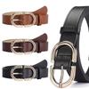 Korean Casual Women's Versatile Belt with Metal Buckle for Jeans