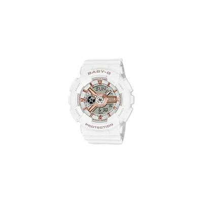 Женские часы Casio Baby-G BA-110XRG-7AJF Белый Розовое Золото Аналоговый Дизайн