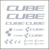20 см для рамы велосипеда CUBE Наклейки для велоспорта DIY Декор для велоспорта Гонки Велоспорт Защита от солнца и водонепроницаемые Автоаксессуары Наклейка ПВХ