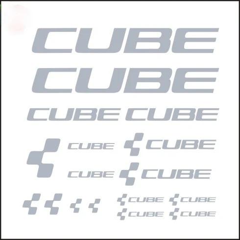 20 см для рамы велосипеда CUBE Наклейки для велоспорта DIY Декор для велоспорта Гонки Велоспорт Защита от солнца и водонепроницаемые Автоаксессуары Наклейка ПВХ
