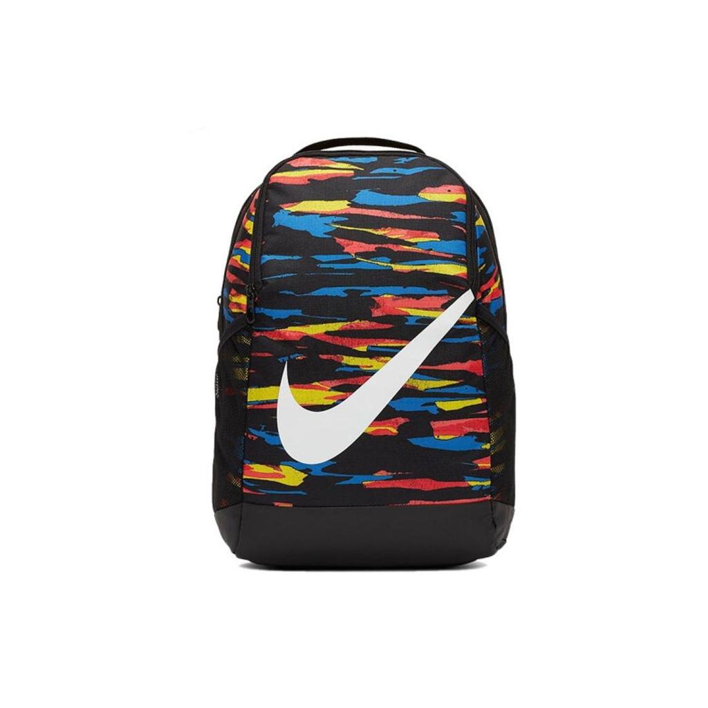 Nike Большой логотип Разноцветный Полиэстеровый Рюкзак Унисекс Рюкзаки Синий Черный BA6192-011