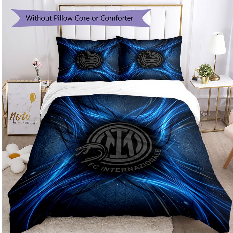 Borussia Dortmund Pattern Printed 3PCS Bedding Set Soft Skin-Friendly Washable Duvet Cover & Pillowcases Set All Season Bedroom