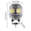 Motorcycle Fog Lights Waterproof LED Spotlight Helmet Shape Double Color Flash Motorcycle Work Light For Road Touring Outdoor