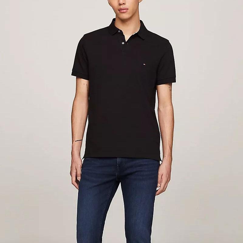 Tommy Hilfiger Polo Shirt Men's Black 78J7063-002