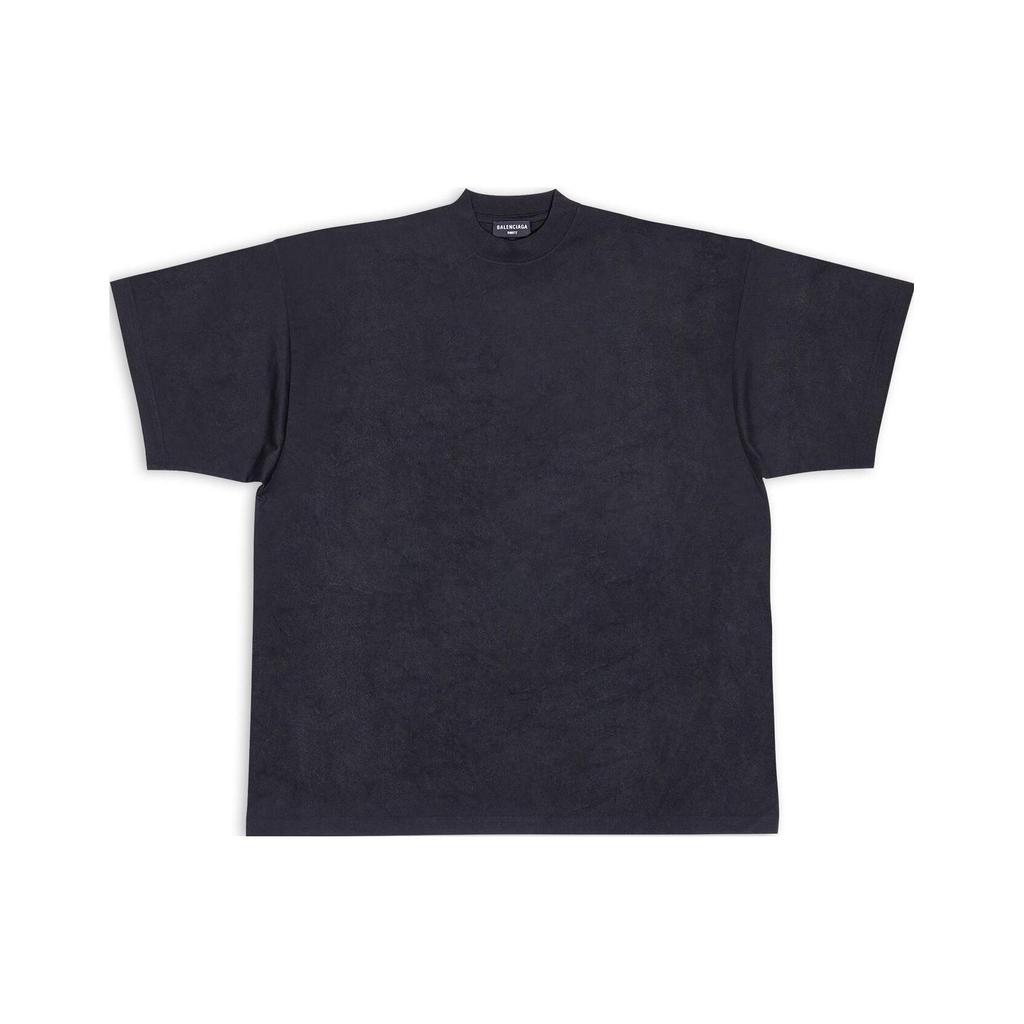 Balenciaga Женская винтажная футболка оверсайз с нашивкой 694576TMVJ21151