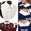 Fashion Solid Shirt Lace False Collar White & Black Blouse Vintage Detachable Collars Women Clothes Accessories Women