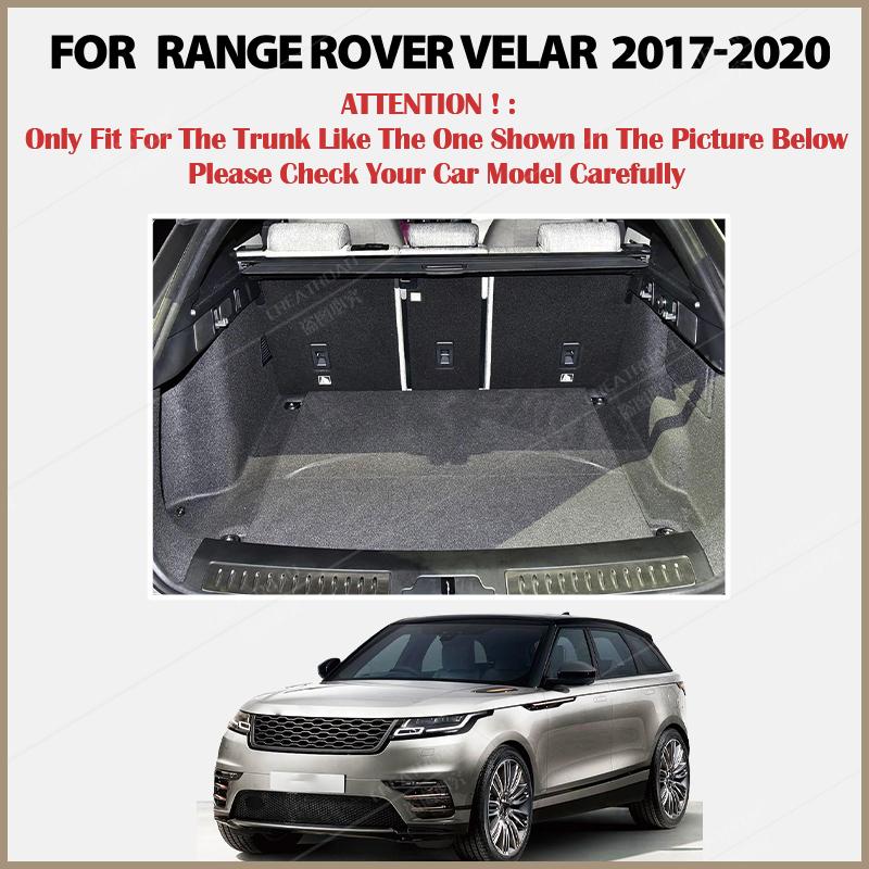 Коврик в багажник автомобиля для Land Rover Range Rover Velar 2017 2018, коврик для багажника, внутренние детали, аксессуары