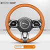 Luxury Nappa Steering Wheel Cover For Jaguar F-PACE XE XF XJ E-PACE F-Type Ultra-Thin Anti-Slip Breathable Snug Car Accessories