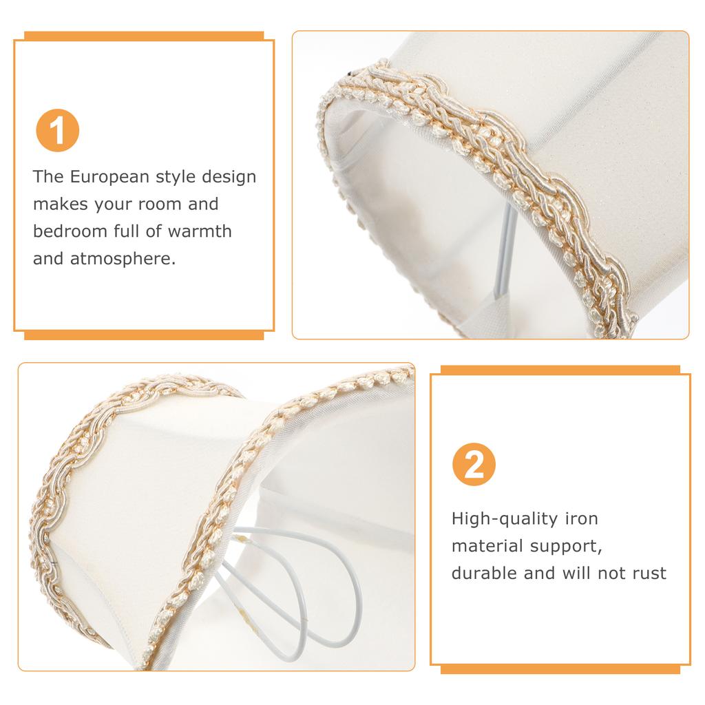 Средний Тканевый Абажур Абажур Колокол Тканевые Абажуры Маленький Абажур Замена Абажура Настольная Лампа Свет