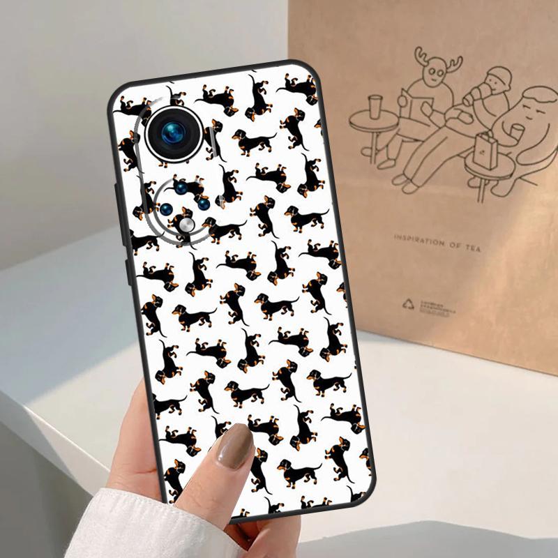 Cute Dachshund Sausage Dog For Honor Magic 8 5 6 7 Pro Case For Honor 400 200 Lite 50 70 90 X8c X8b X9a X9b X9c X9d Win