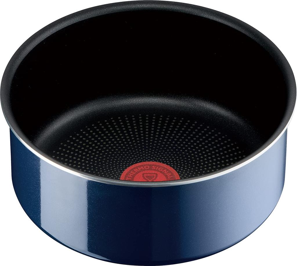 Tefal Pot with Removable 20 for Gas Fires Free of Harmful Substances Such As Neo Royal Blue Intense Blue L43730 One-hand Handle, Cm, Only, PFOA,