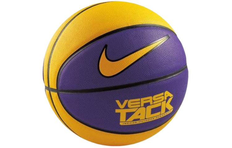Nike Баскетбольный мяч из ПУ, сине-фиолетовый, в цветах Lakers, размер 7, для тренировок, унисекс, BB0434-077
