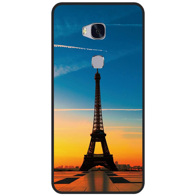 Чехол для Huawei Honor 5X, Мягкий ТПУ, Мультяшная Задняя Крышка, Силиконовый Чехол для Honor 5 X KIW-L21 L22, Чехол для Телефона Honor 5x, Coque