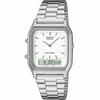 CASIO Metal Belt Silver Silver Dial Unisex Watch Wristwatch AQ-230A-7D/AQ230A-7D Ana-Digi [Item]