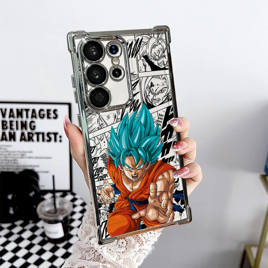 Чехол для телефона с мягкой обложкой Dragon Ball для Samsung Galaxy S21 Plus S24 S23 S20 FE S22 Ultra S25 Edge
