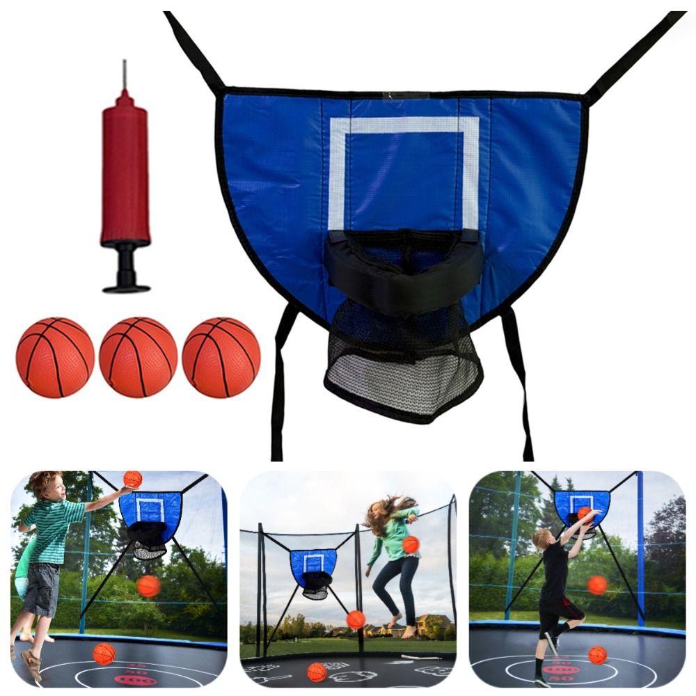 Safety Basketball Training Toy Foldable Portable Basketball Hoop Toys Indoor Outdoor