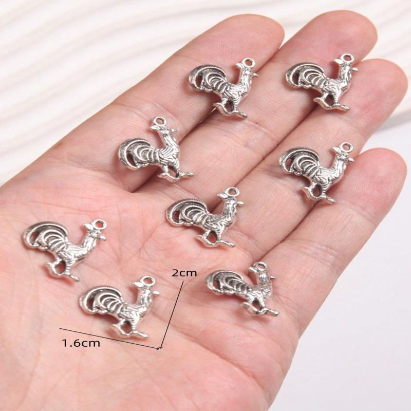 Nature-Inspired Hip Hop Animal & Insect Alloy Charm Pendant for DIY Necklaces & Bracelets