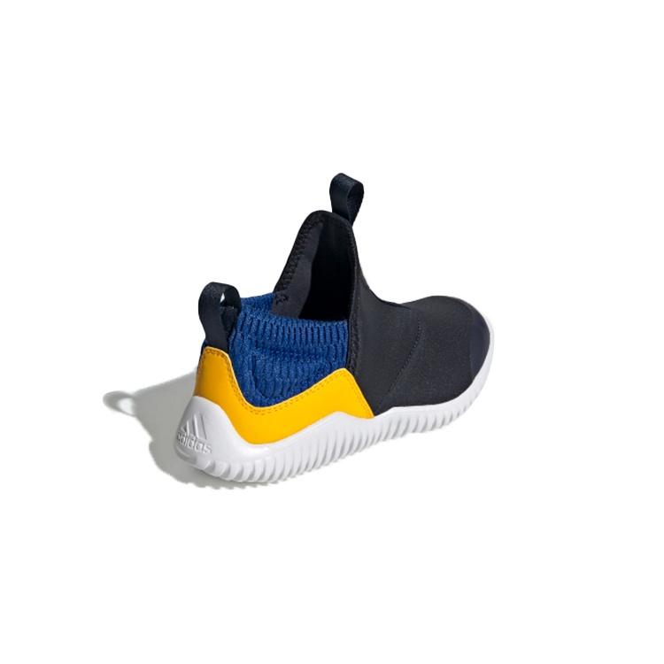 Adidas Rapidazen C Slip Resistant Low top Kids' Running Shoes Blue Yellow Children Aged 3 7 Years Old G27797