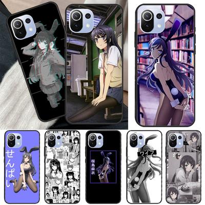 Чехол Anime Mai Sakurajima для Xiaomi 11T Pro 12 Mi 11 Lite, чехол для POCO X3 GT X4 Pro F1 F3 M3 M4 Pro