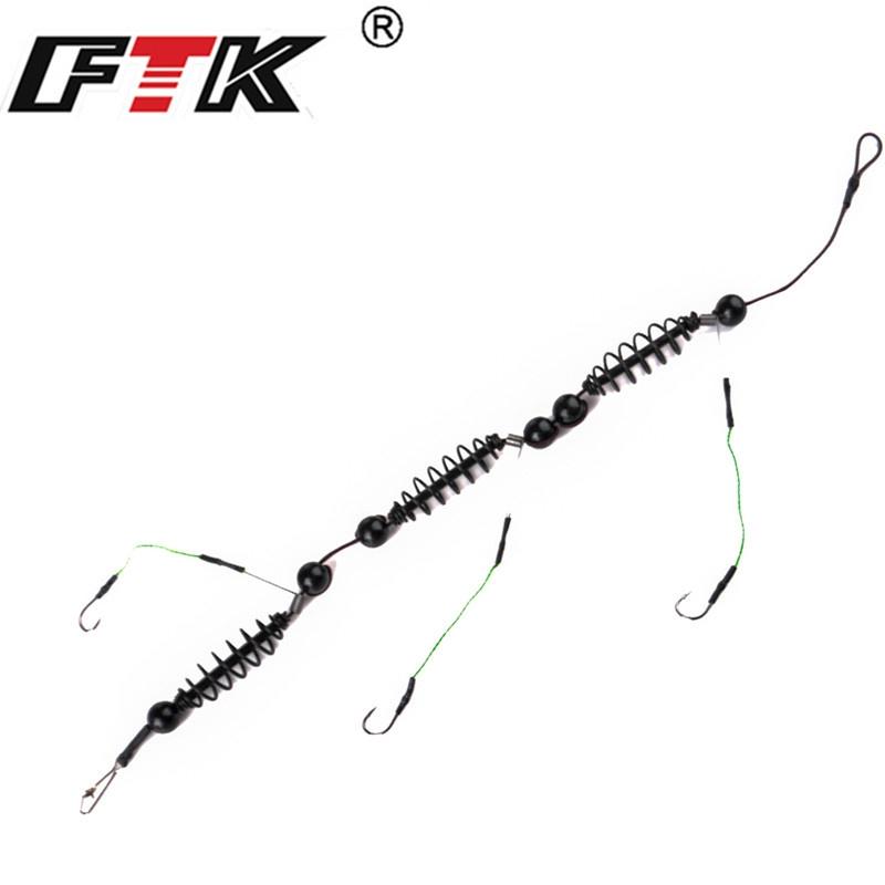 FTK 1 шт. 15G-35G длина 36 см клетка и крючки для кормушки для ловли карпа