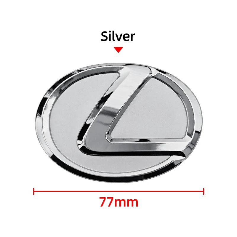 PHL1  65mm 77mm Car Steering Wheel Logo Sticker Badge Accessories For Lexus CT200H ES250 ES300H IS250 GS300 GS460 GX470 LS400 LX470