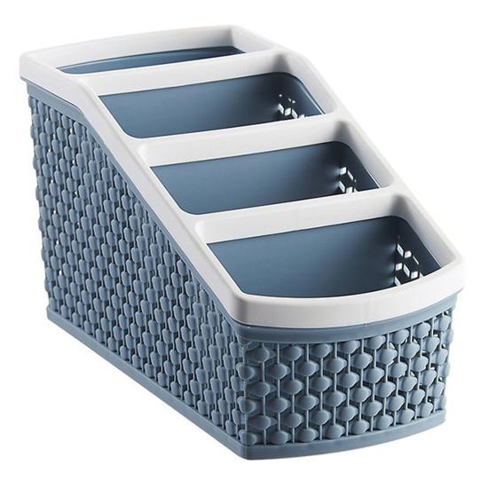 Коробка для хранения Полая противоскользящая полипропиленовая многосеточная ручка Канцелярские принадлежности Косметический органайзер Классные принадлежности