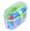 Portable Mini Manual Sewing Machine Portable Mini Travel PP Sewing Box Sewing Kits Set Cloth Fabric Handy Needlework Tool GYH