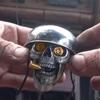 Skulls Soldier Grip - Handcrafted Gear Knob,Sliver Devil Skulls Car Stick Shifter Handle,Skeleton  Fit Most Manual Automatic Transmissions