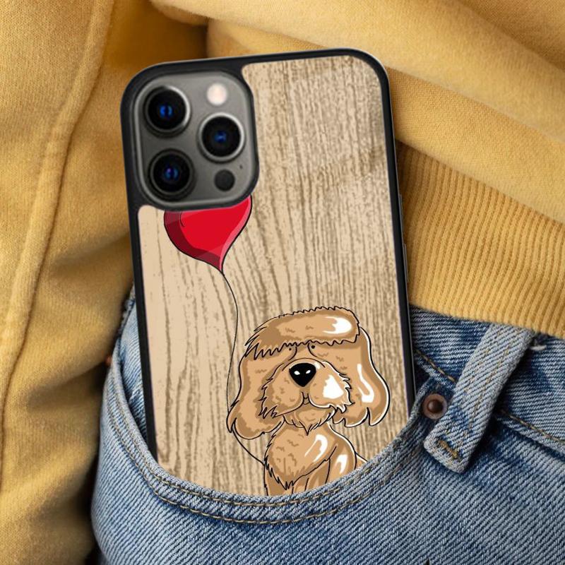 Cockapoo dog cute cockapoos Soft Phone Case for iPhone 17 Air 16e Pro max 15 Pro 13 14 Plus 11 12 MagSafe Magnetic Coque