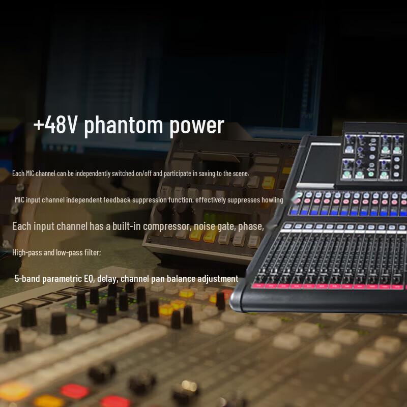 Runpu Professional 24-Channel Digital Mixer (CN version)