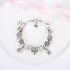 Romantic 925 Silver Heart To Heart Forever Love Charms Beads Fit  Original Bracelet Bangle DIY Silver Jewelry