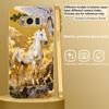 Высокая и крепкая лошадь Для Samsung Galaxy S26 S20 FE S21 S22 S23 Plus S24 Ultra S25Ultra S21+ S22Plus Золотой стеклянный чехол для телефона