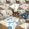 Kawaii Cartoon Dinosaur Carpet Parent-child Activities Area FloorMat Living Room Decor Sofa Rug Bedroom Bedside Rug Kitchen Mat
