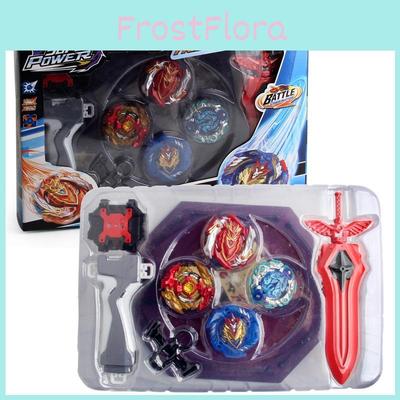 Премиальный пластиковый металлический детский набор Beyblade для мальчиков с пусковым устройством, рукояткой и ареной