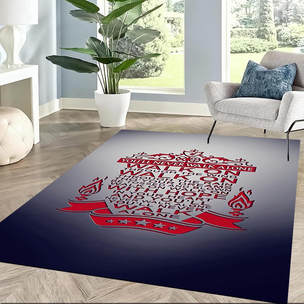 Liverpool Football Club Floor Mat Perfect For Decorate Room Foyer Bedrooms Outdoor Antislip Carpet Office Home Decor