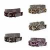 Fur Punk Rivet Belt Buckle Y2K Belt Fashion Gothic Waistband  Jeans Accessories
