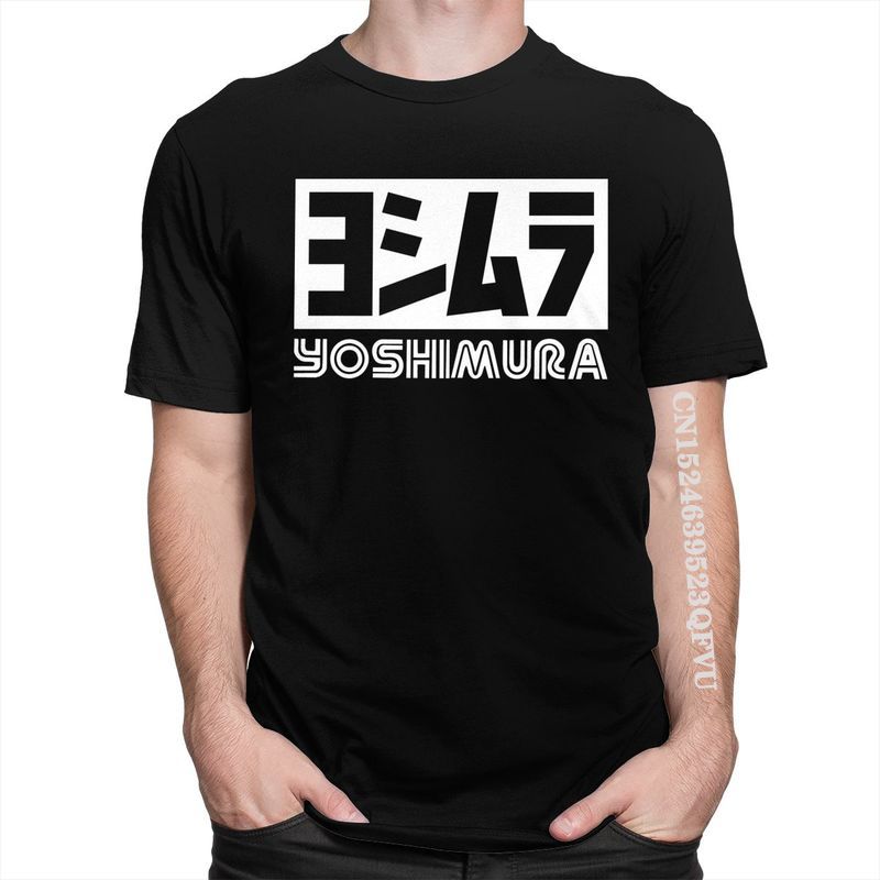 Мужская футболка Japan Yoshimura Хлопковые футболки для мужчин Классическая футболка с принтом Тюнинг Гонки Автомобильные футболки Свободный крой Одежда