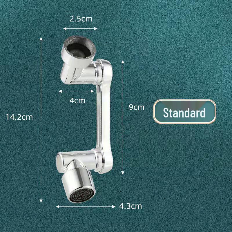 Rotatable Faucet Extension Aerator with Filter and Anti-Splash Features