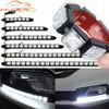 1PCS DRL COB White Flexibles Fog Lights Day Times Running Auto Head Lamp Waterproof 10w Bright Led Car Styling Gluttonous Snake