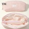 Student Pencil Case for School Shell Shape Pouch, Large Capacity Durable Polyester Organizer, Washable Daily Use Pouch Multilayer Partition Stationery
