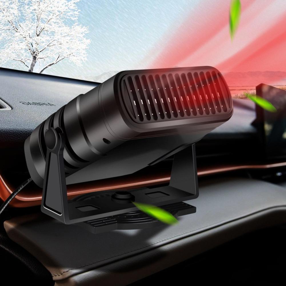 Portable Car Heater 360 Degree Rotation Car Windshield Heater 120W/200W Heater Fan Combo Dual Use Portable Windshield Defroster