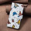 For Samsung Series Leather Cases Flower Butterfly Painted PU Protectiver Flip Cover with Card Holder Magnetic Closure Kickstand For Samsung Galaxy S25