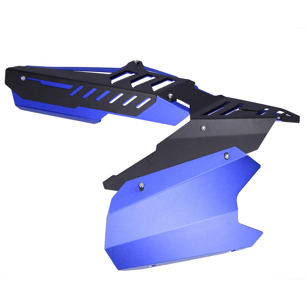 Крышка защиты цепи заднего крыла из алюминиевого сплава с ЧПУ, подходит для Yamaha YZFR25YZFR3MT25MT03(синий )