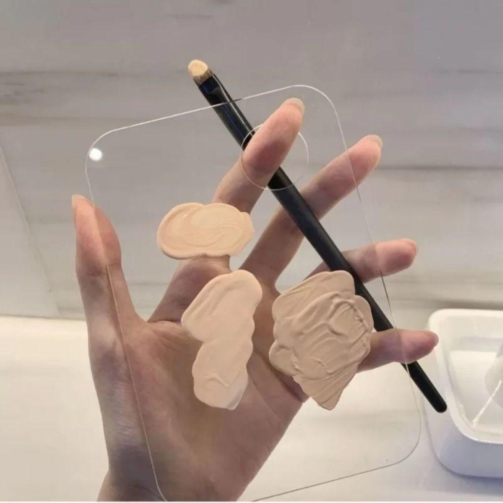 Eye shadow Mixing Cream Pigments Acrylic Palette Holes Mixing Tray Makeup Nail Art Manicure Tool
