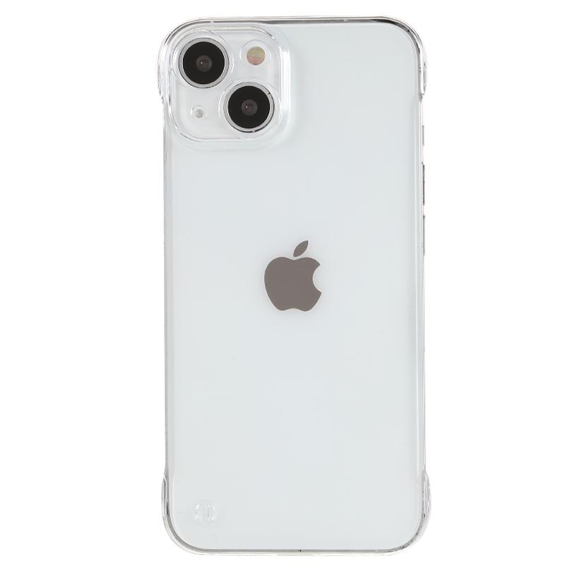 Clear Phone Case for iPhone 13 mini,Hard PC Frameless Mobile Phone Protective Cover