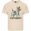 Fox Terrier With a Toy Dog Unisexs Light Cotton TShirt